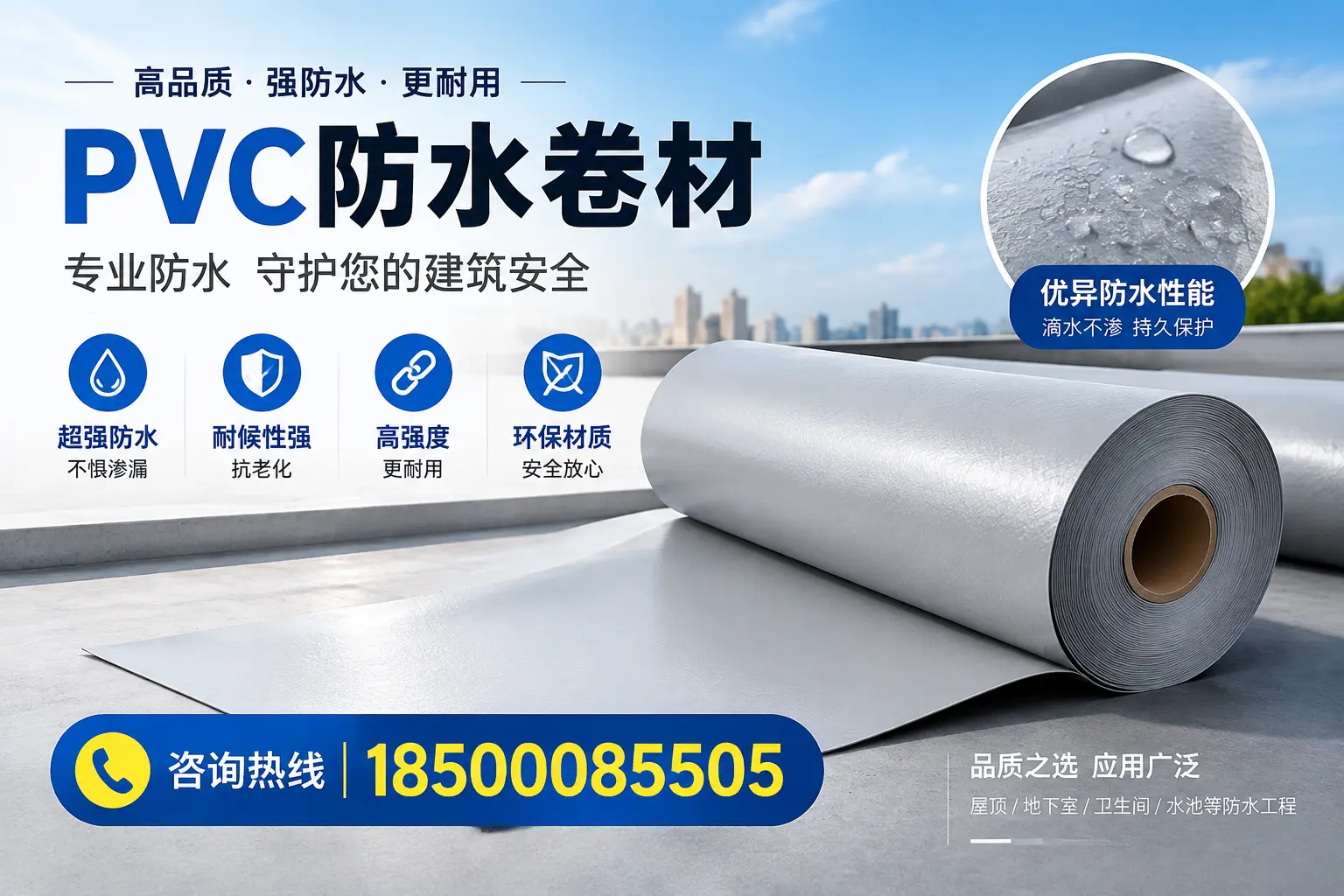 哈密地区pvc防水卷材的市场现状与发展趋势